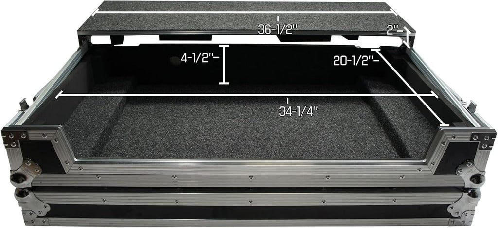 Harmony Audio HCDDJSZWLT Flight Glide Laptop Stand DJ Custom Case Compatible with Pioneer DDJ-RZ