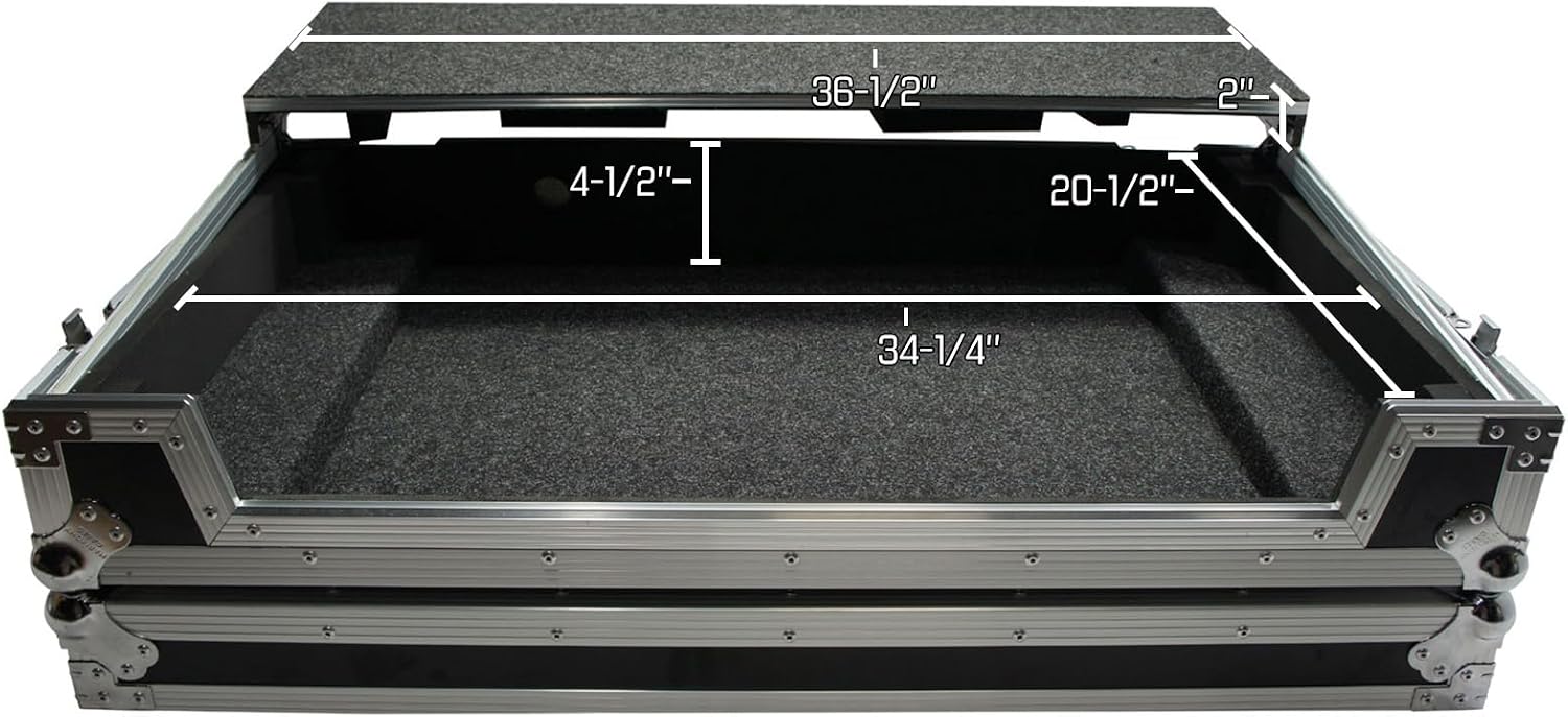 Harmony Audio HCDDJSZWLT Flight Glide Laptop Stand DJ Custom Case Compatible with Pioneer DDJ-RZ