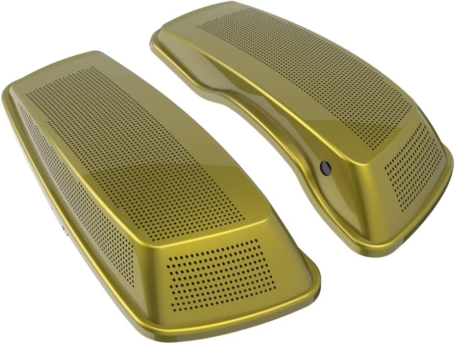 Advanblack Saddlebag Dual 6x9 Speaker lids, Audio Covers Fit for H-D Touring, Road Glide, Street Glide Special, Road King, 2014 2015 2016 2017 2018 2019 2020 2021 2022 2023