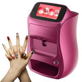 Automatic Smart 3D Art Nail Printer, Digital Mobile Nail Art Printer - Mini Portable Nail Painting Machine Control Through Free Mobile App, for Beauty & Personal Care for Girls' Home Nails