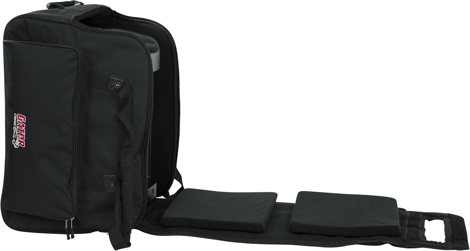 Gator Cases Rolling Speaker Bag for Small Format 12' Loudspeakers with Retractable Pull Handle (GPA-712SM)