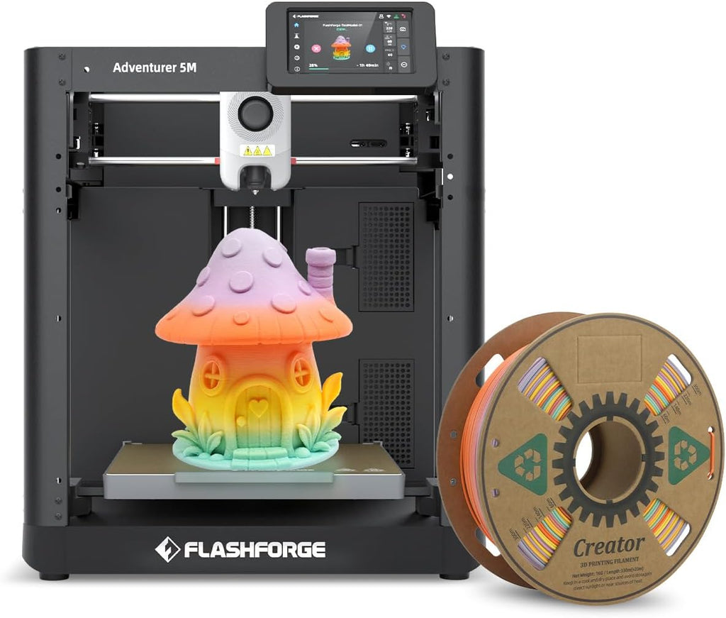 FLASHFORGE 3D Printer Adventurer 5M with Extra 1KG HS PLA Summer Reverie Filament