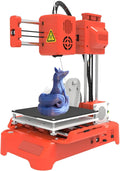 Mini DIY 3D Printers Desktop Kit,Mini 3D Printer for Kids,Printing Size 100x100x100mm,with TF Card Filament,No Heated Bed,One-Touch Printing,for Beginners,Kids,Teens Orange