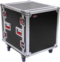 Gator Cases G-TOUR Audio Road Rack with Heavy-Duty Casters and Tour Grade Hardware; 17' Rackable Depth, 12U (G-TOUR 12U CAST)