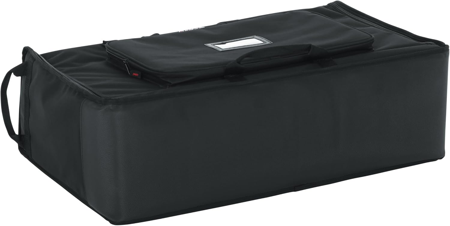 Gator Cases Padded Nylon Dual Carry Tote Bag for Transporting (2) LCD Screens, Monitors and TVs Between 27' - 32', (G-LCD-TOTE-MDX2)