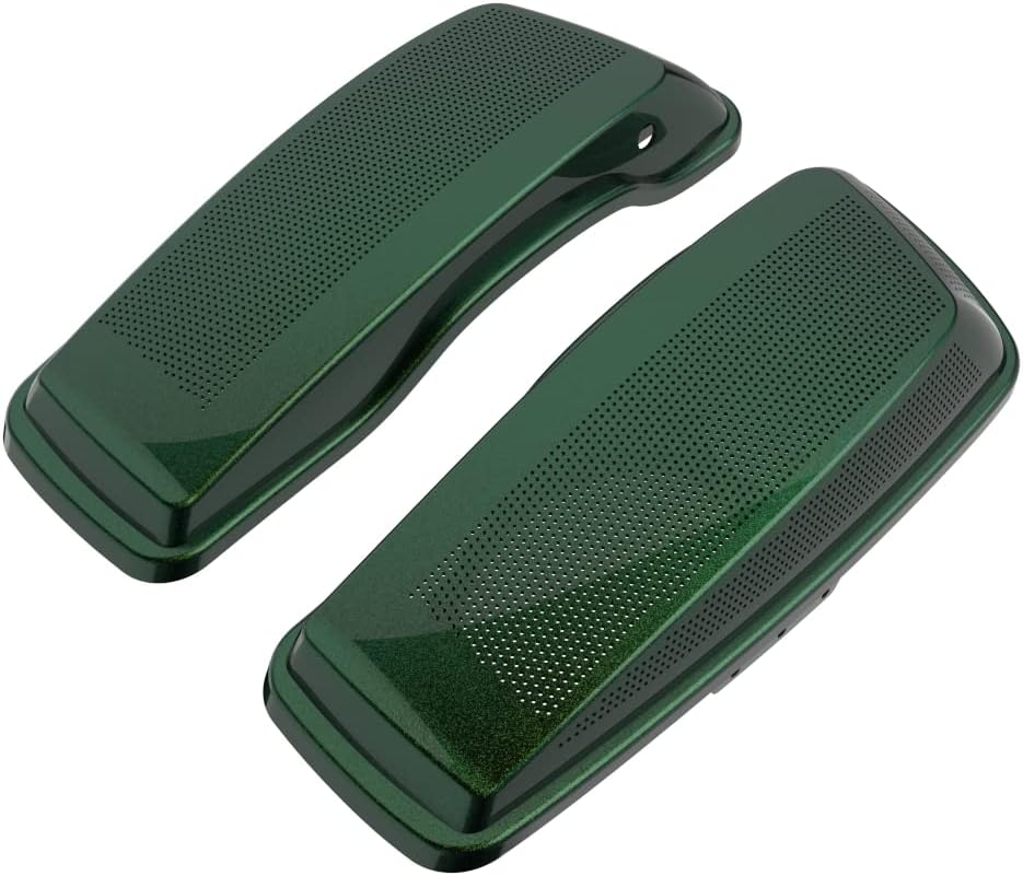 Advanblack Saddlebag Dual 6x9 Speaker lids, Audio Covers Fit for H-D Touring, Road Glide, Street Glide Special, Road King, 2014 2015 2016 2017 2018 2019 2020 2021 2022 2023