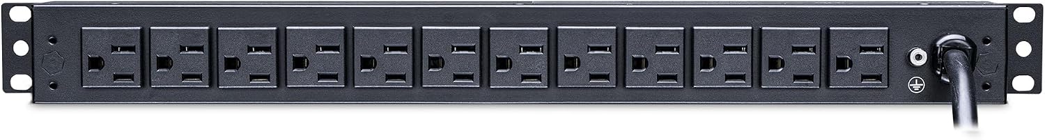 CyberPower RKBS15S4F12R Rackbar Surge Protector, 120V/15A, 16 Outlets, 15 Foot Power Cord, 1U Rackmount, UL Listed