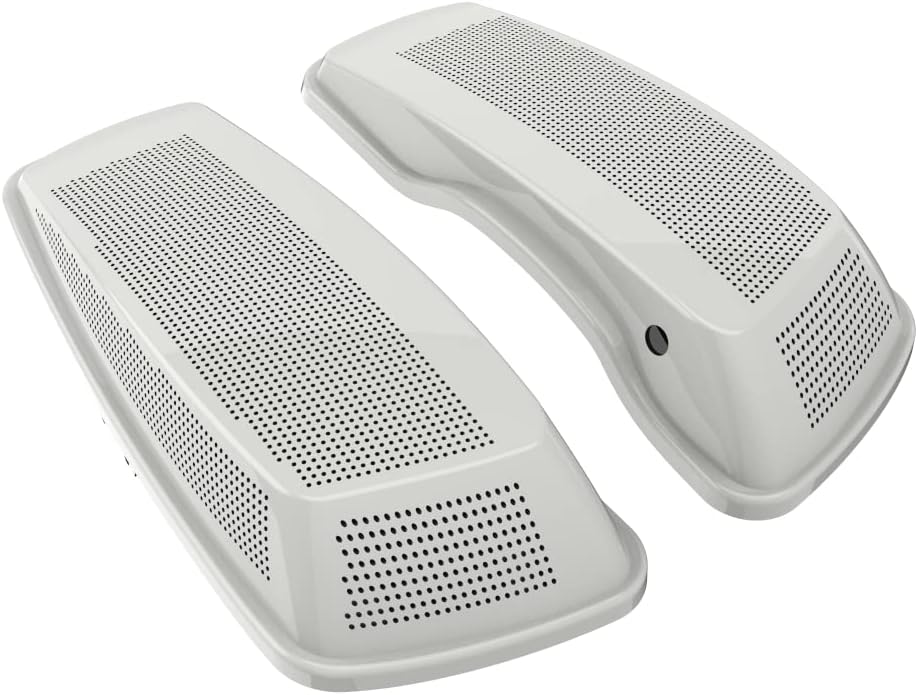 Advanblack Saddlebag Dual 6x9 Speaker lids, Audio Covers Fit for H-D Touring, Road Glide, Street Glide Special, Road King, 2014 2015 2016 2017 2018 2019 2020 2021 2022 2023