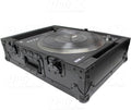 ProX XS-RANE12BL ATA-300 Style Flight Case, For Rane 12 Motorized DJ Control System, Pro Audio Equipment Storage, Black on Black
