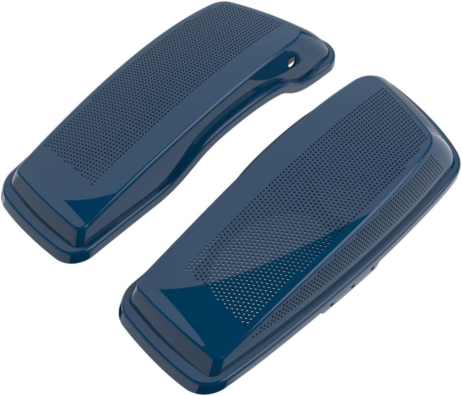 Advanblack Saddlebag Dual 6x9 Speaker lids, Audio Covers Fit for H-D Touring, Road Glide, Street Glide Special, Road King, 2014 2015 2016 2017 2018 2019 2020 2021 2022 2023