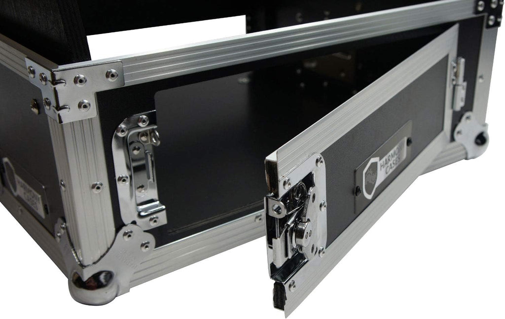 Harmony Audio Case HCM2U DJ Pro Audio 10U Slant Top 4U Vertical Mixer Rack Case New