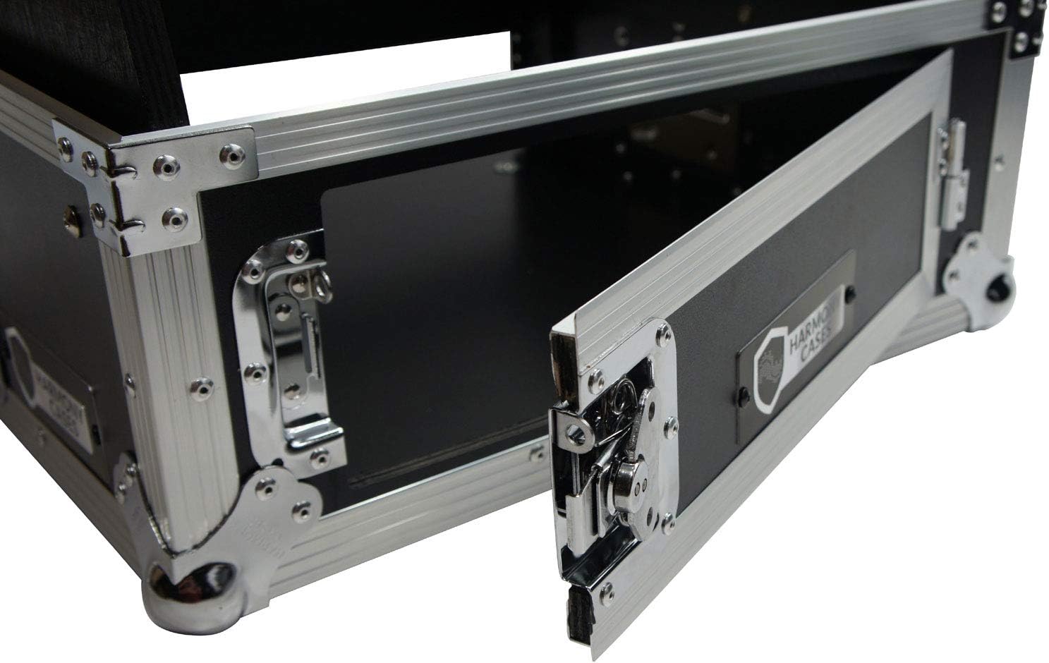 Harmony Audio Case HCM2U DJ Pro Audio 10U Slant Top 4U Vertical Mixer Rack Case New