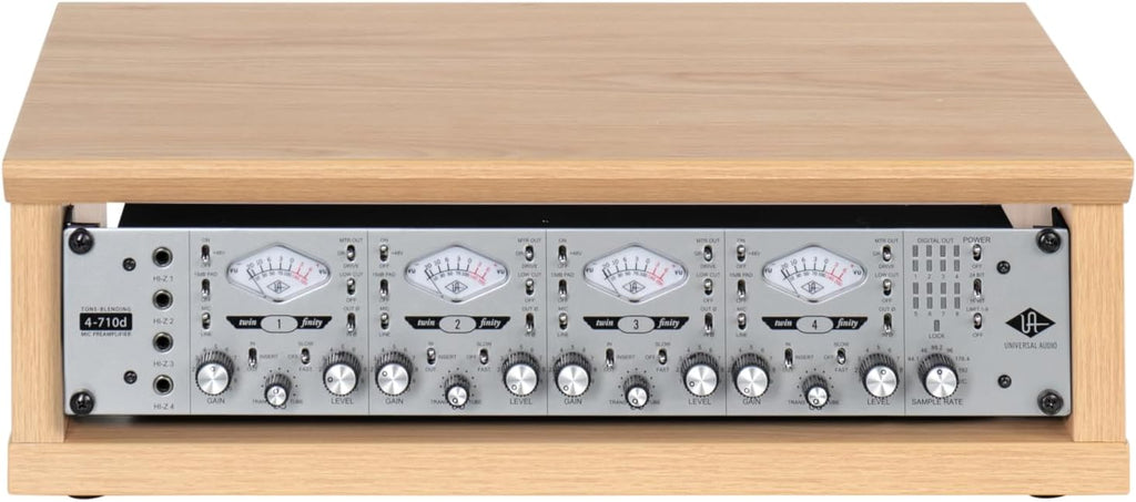 Gator Frameworks Elite Furniture Series 2U Wood Desktop Studio Rack in Natural Maple Finish (GFW-ELITERK-2U-MPL)