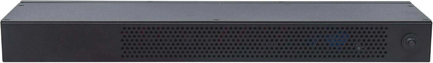 Intellinet 19 inch Intelligent 8-Port PDU – Power Distribution Unit, Rackmountable, Monitors Power Temperature Humidity, Digital Display – 3 Yr Mfg Warranty – 163682