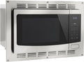 RecPro RV Kitchen Air Fryer & Convection Microwave with Trim Kit | 1.0 Cu. Ft. | 120V | 6 Cooking Modes (Stainless Steel)