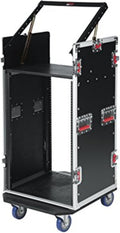 Gator 10U Top, 16U Side Audio Road Rack Case (G-TOUR 10X16 PU)