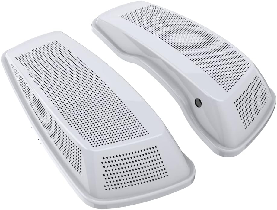 Advanblack Saddlebag Dual 6x9 Speaker lids, Audio Covers Fit for H-D Touring, Road Glide, Street Glide Special, Road King, 2014 2015 2016 2017 2018 2019 2020 2021 2022 2023