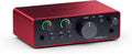 Focusrite Scarlett Solo 4th Gen USB Audio Interface, for the Guitarist, Vocalist, or Producer — High-Fidelity, Studio Quality Recording, and All the Software You Need to Record