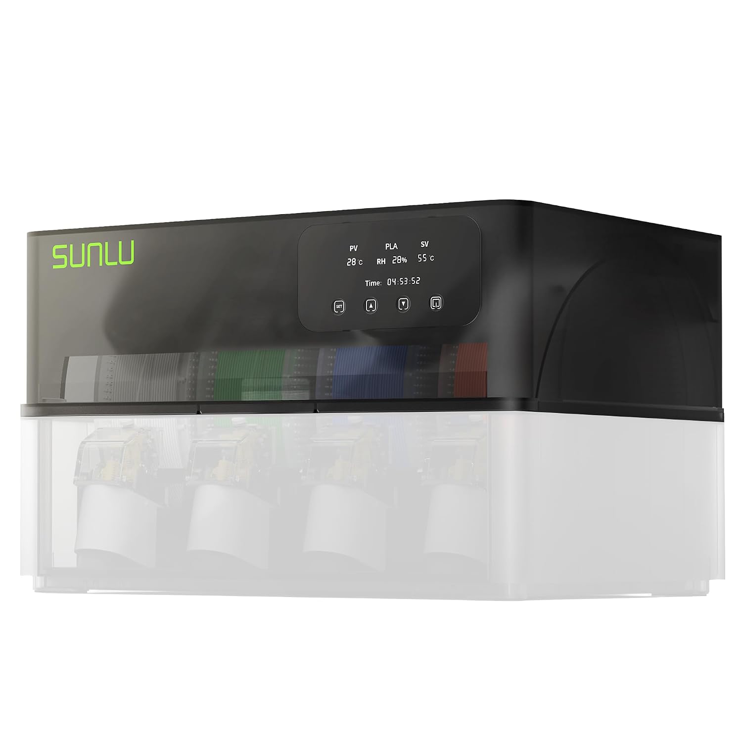 Sunlu AMS Heater Upgrade for Bambu Lab AMS Gen 1, Active Filament Dryer Attachment, Enables Drying While Printing, Prevents Wet Filament & Clogs, 70℃ Fast Heating, Easy Install (AMS Not Included)