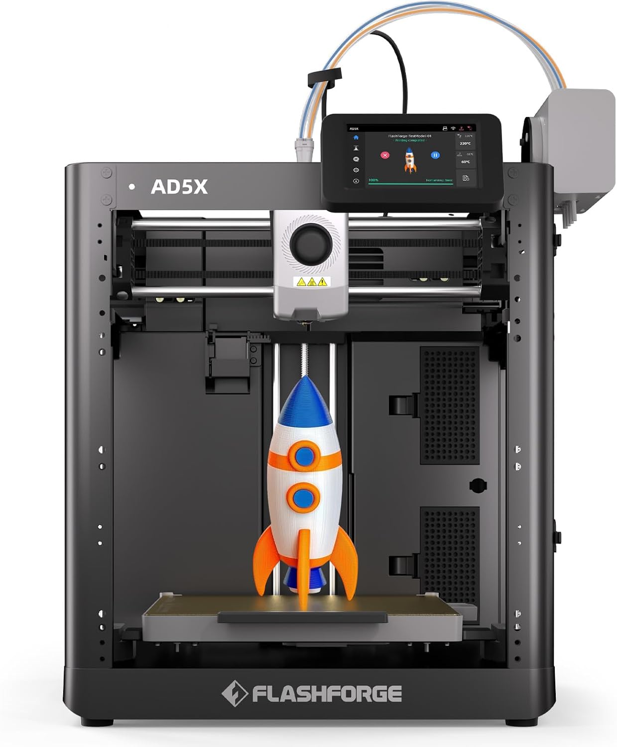 Flashforge AD5X 3D Printer with Extra 1KG HS PLA Light Brown Filament