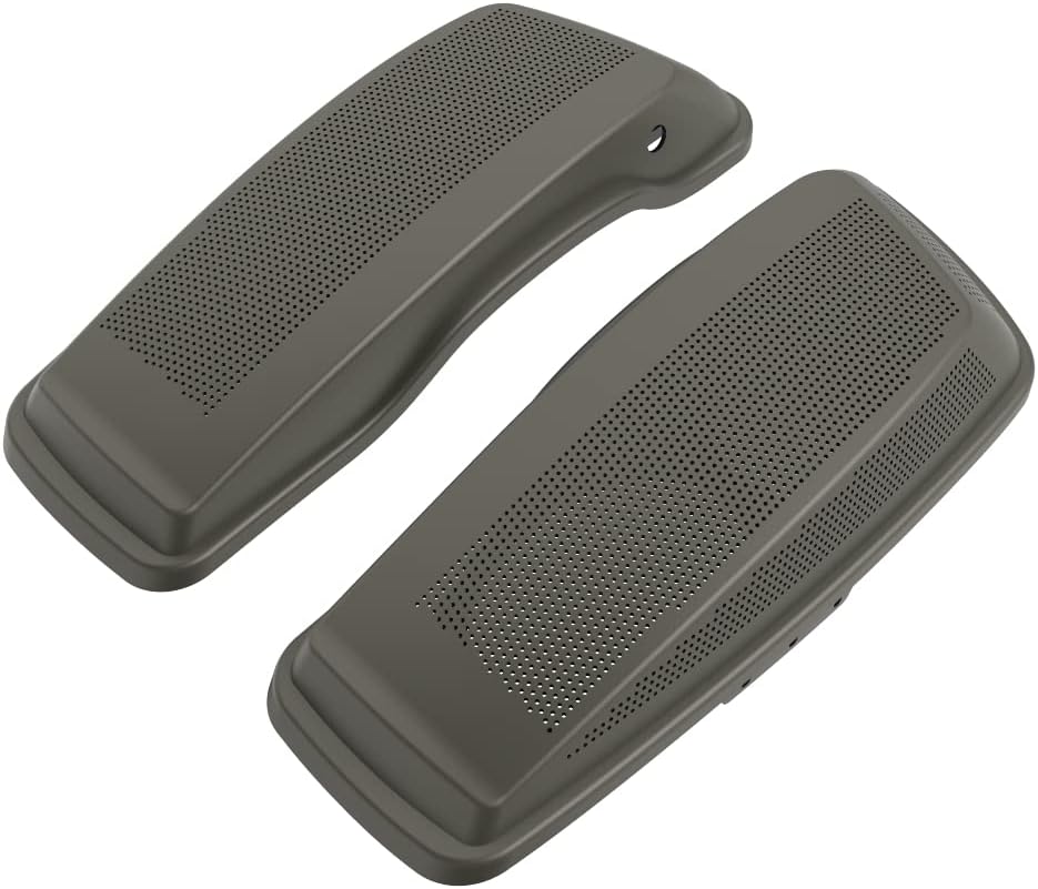 Advanblack Saddlebag Dual 6x9 Speaker lids, Audio Covers Fit for H-D Touring, Road Glide, Street Glide Special, Road King, 2014 2015 2016 2017 2018 2019 2020 2021 2022 2023
