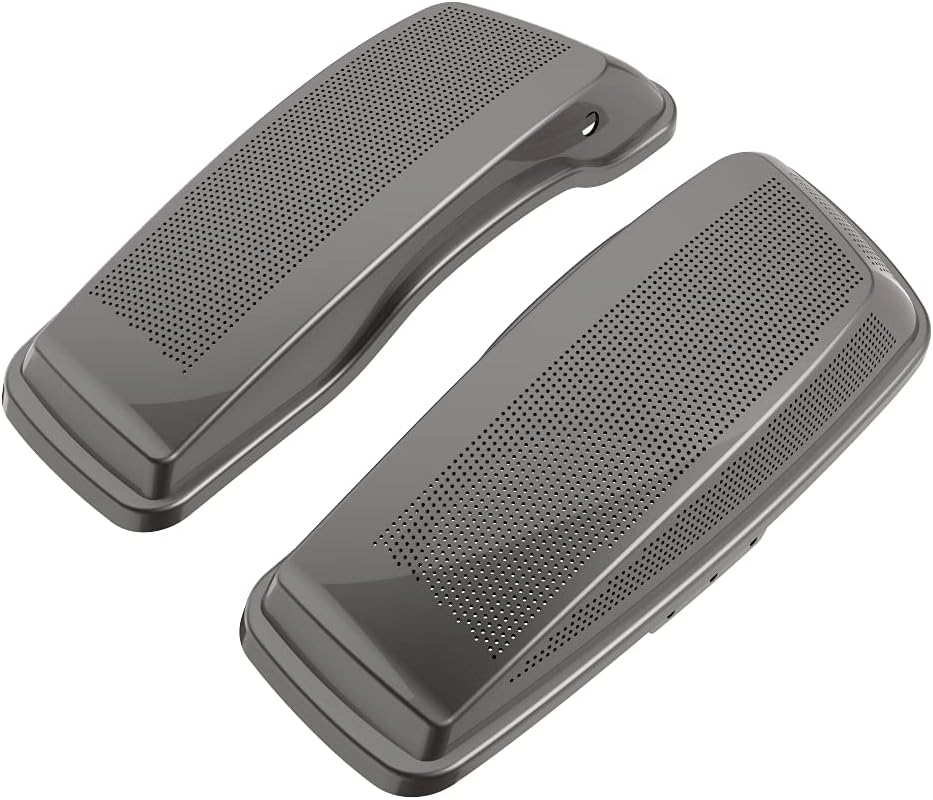 Advanblack Saddlebag Dual 6x9 Speaker lids, Audio Covers Fit for H-D Touring, Road Glide, Street Glide Special, Road King, 2014 2015 2016 2017 2018 2019 2020 2021 2022 2023