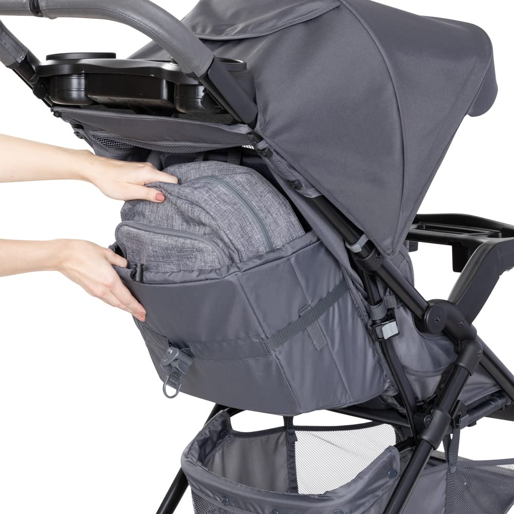 Baby Trend Passport® Cargo Stroller Travel System with EZ-Lift™ Plus Infant Car Seat, Grey Bamboo