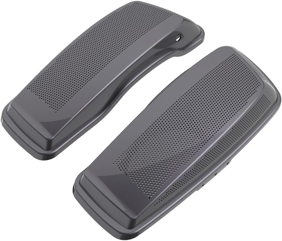 Advanblack Saddlebag Dual 6x9 Speaker lids, Audio Covers Fit for H-D Touring, Road Glide, Street Glide Special, Road King, 2014 2015 2016 2017 2018 2019 2020 2021 2022 2023