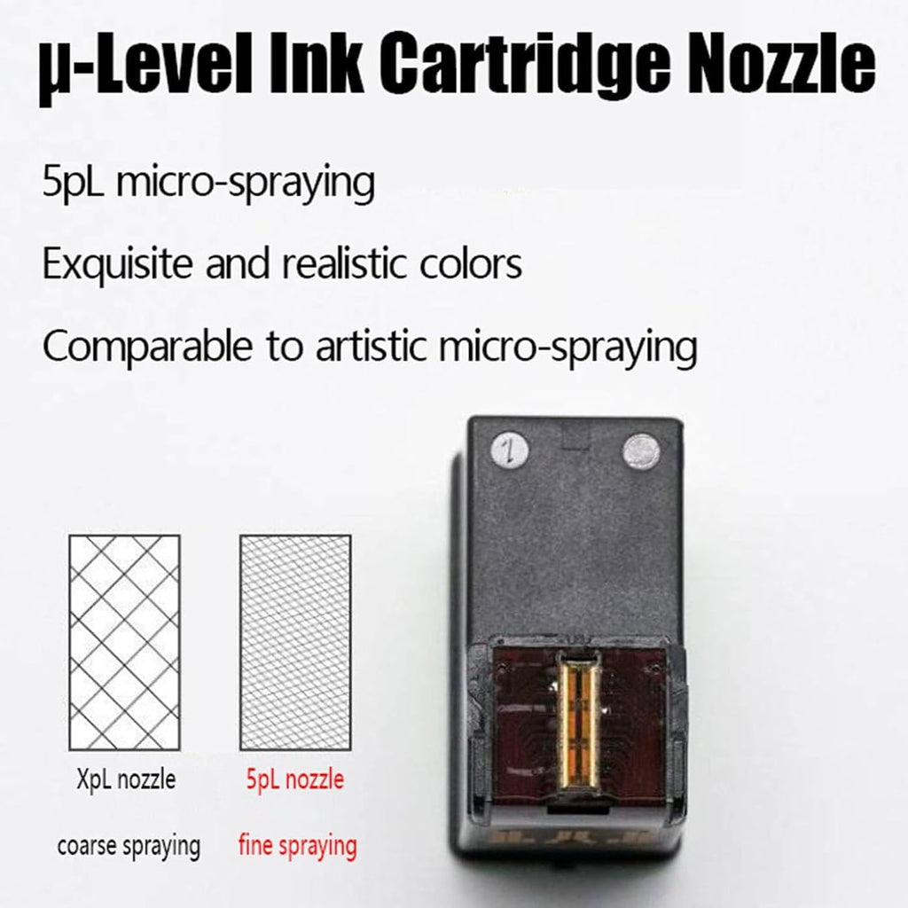 Special Inkjet Ink Cartridge for Nail Printer, 3D Color Ink Cartridge with HD Painting for 800 Nails, for Girls' Home Nails Care and Nail Art Equipment Printing Machine Whiteinkcartridge