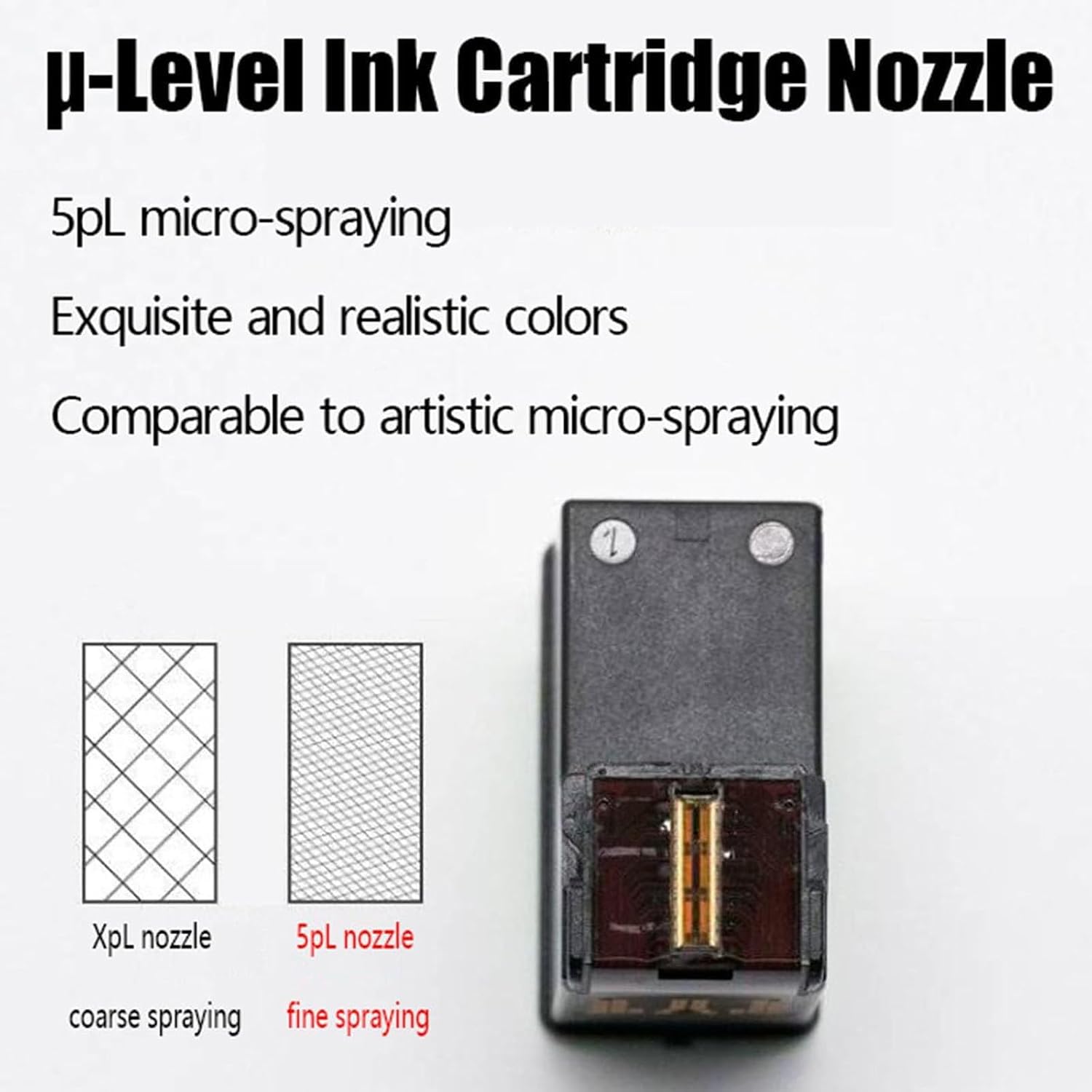 Special Inkjet Ink Cartridge for Nail Printer, 3D Color Ink Cartridge with HD Painting for 800 Nails, for Girls' Home Nails Care and Nail Art Equipment Printing Machine Pinkinkcartridge