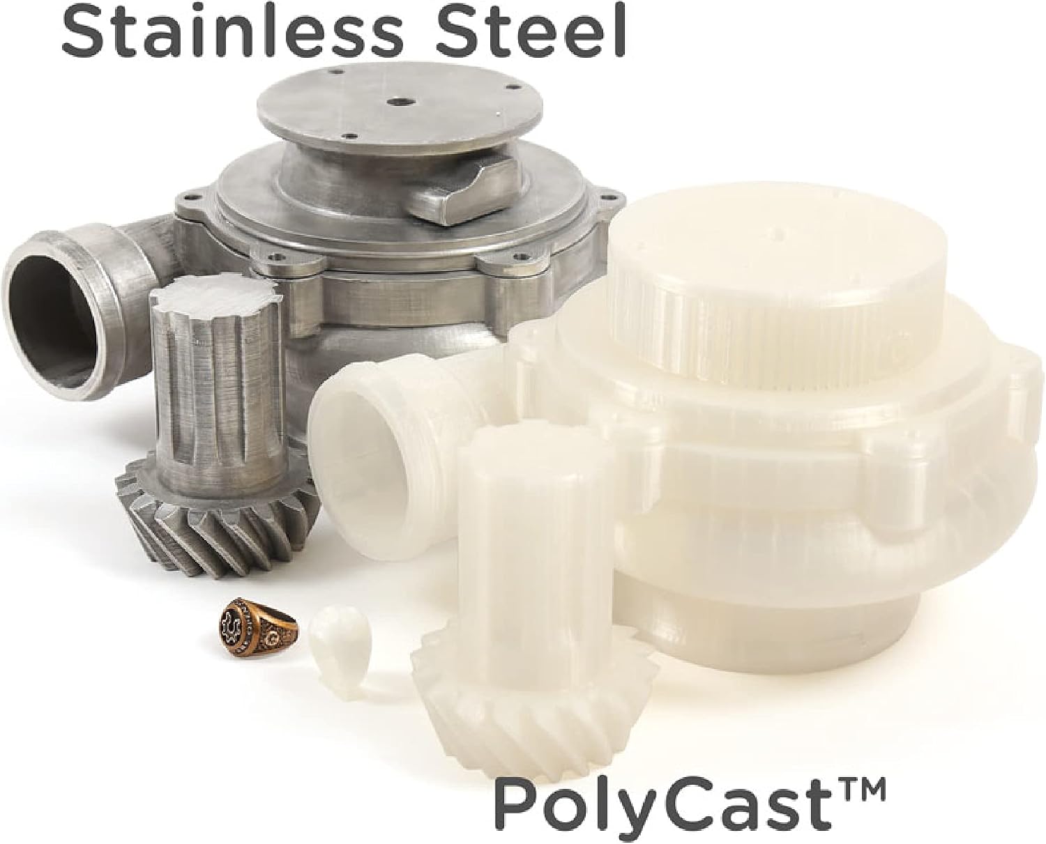 Polymaker PolyCast Filament 1.75mm for Investment Casting 3kg, 3D Printing Filament for Lost Wax Investment Casting, Similar to Wax Filament for Metal Casting Plaster Cleanly Burn Out