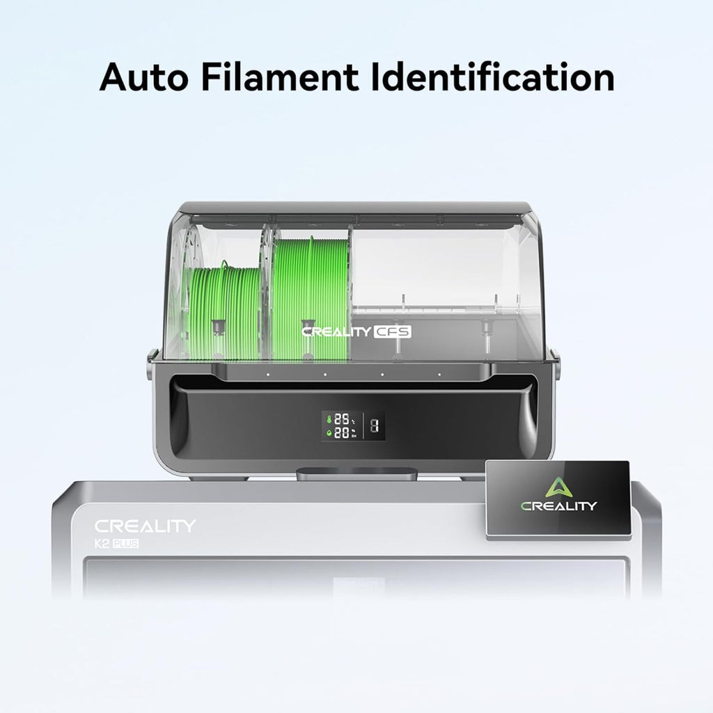 Creality CFS Multi-Color 3D Printer Filament System, Auto Material Identification, Smart Switching/Relay, Supports 4 Parallel Devices for 16 Color Printing, Compatible with K2 Plus/Hi 3D Printers