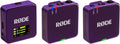 RØDE Wireless GO (Gen 3) – Compact Wireless Mic – Pristine Audio, 32-bit Float Recording, Automatic Level Control, for Phones, Cameras and Computers (Purple)
