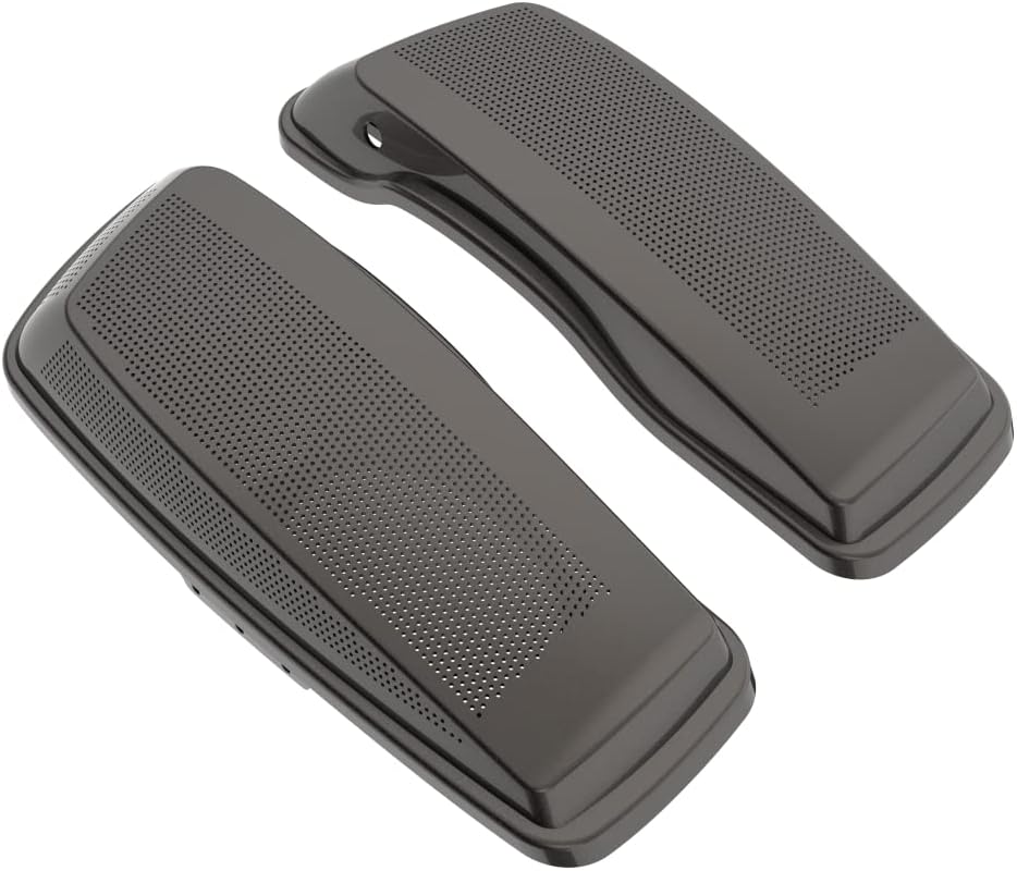 Advanblack Saddlebag Dual 6x9 Speaker lids, Audio Covers Fit for H-D Touring, Road Glide, Street Glide Special, Road King, 2014 2015 2016 2017 2018 2019 2020 2021 2022 2023