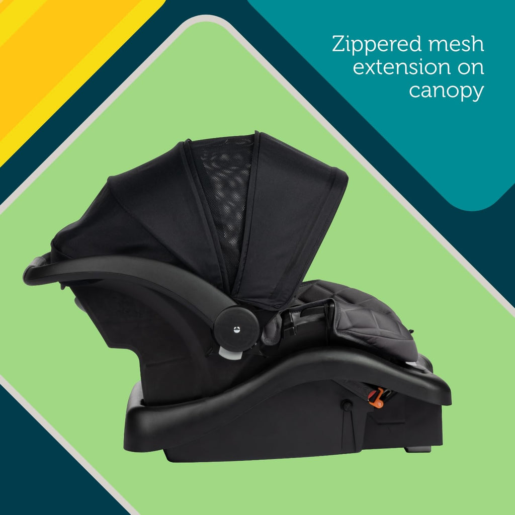 Safety 1ˢᵗ® onBoard™ Insta-Latch™ DLX Infant Car Seat with Base, Baby Car Seat for 4-30 lbs., Rear Facing Car Seat, Newburyport
