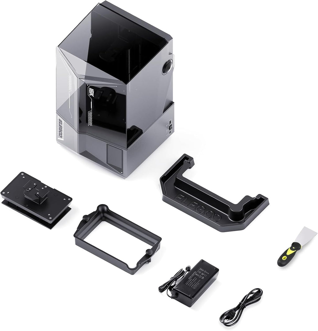ELEGOO Saturn 4 Ultra 16K Resin 3D Printer with 10' 16K Mono LCD and Flip-up Lid, Smart Tank Heating at 30 °C, 150mm/h High Speed Printing, Large Printing Size of 8.33 × 4.66 × 8.66 Inches