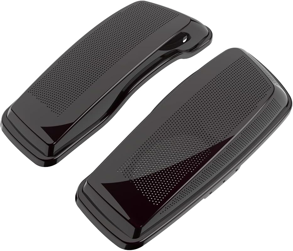 Advanblack Saddlebag Dual 6x9 Speaker lids, Audio Covers Fit for H-D Touring, Road Glide, Street Glide Special, Road King, 2014 2015 2016 2017 2018 2019 2020 2021 2022 2023