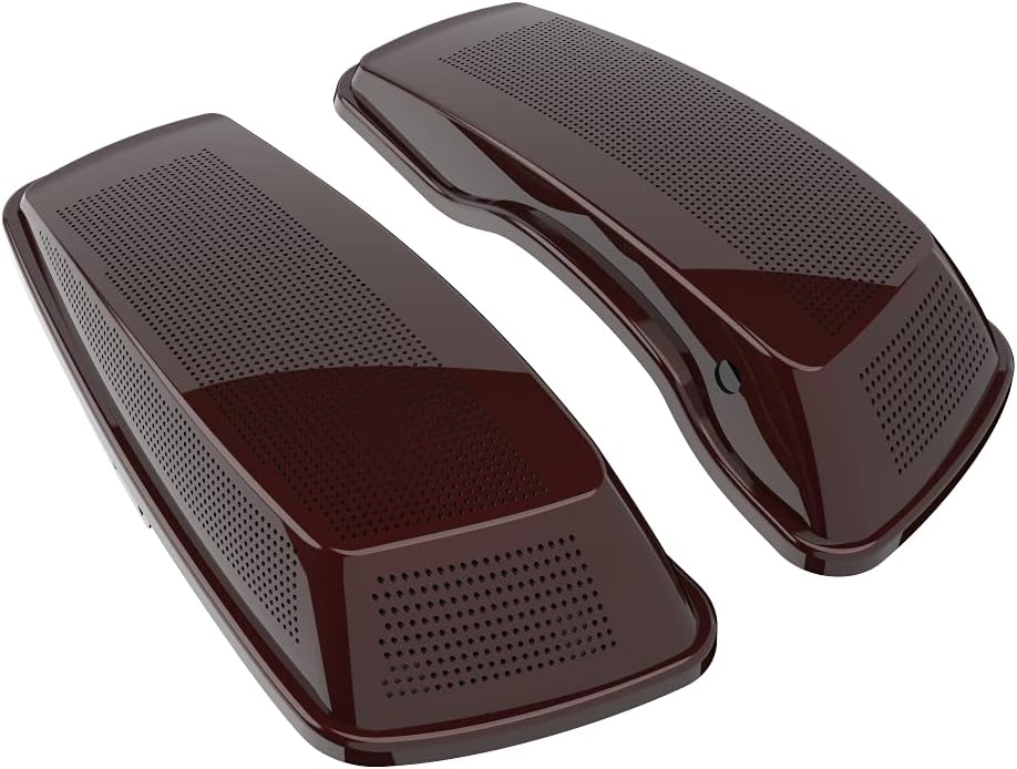 Advanblack Saddlebag Dual 6x9 Speaker lids, Audio Covers Fit for H-D Touring, Road Glide, Street Glide Special, Road King, 2014 2015 2016 2017 2018 2019 2020 2021 2022 2023