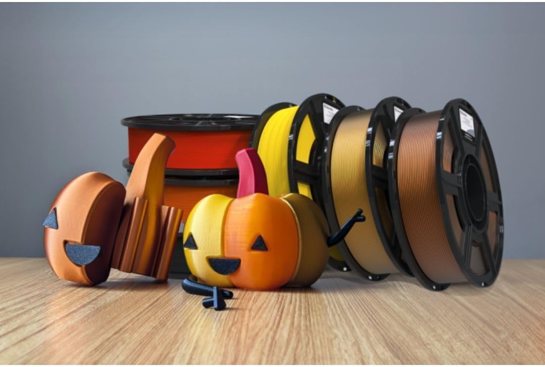 MakerBot Sketch Fall Holiday Pumpkin Spice Themed Filament Pack for Season-Themed Projects (6-Pack)