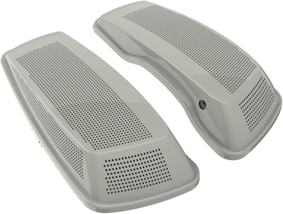 Advanblack Saddlebag Dual 6x9 Speaker lids, Audio Covers Fit for H-D Touring, Road Glide, Street Glide Special, Road King, 2014 2015 2016 2017 2018 2019 2020 2021 2022 2023