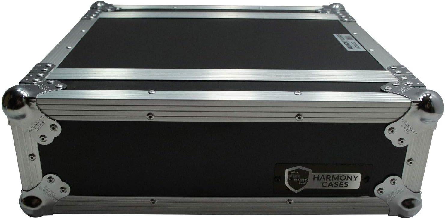 Harmony Audio Cases HC3UED Pro DJ Flight 3U FX Effect 16' Depth Road Vertical Case
