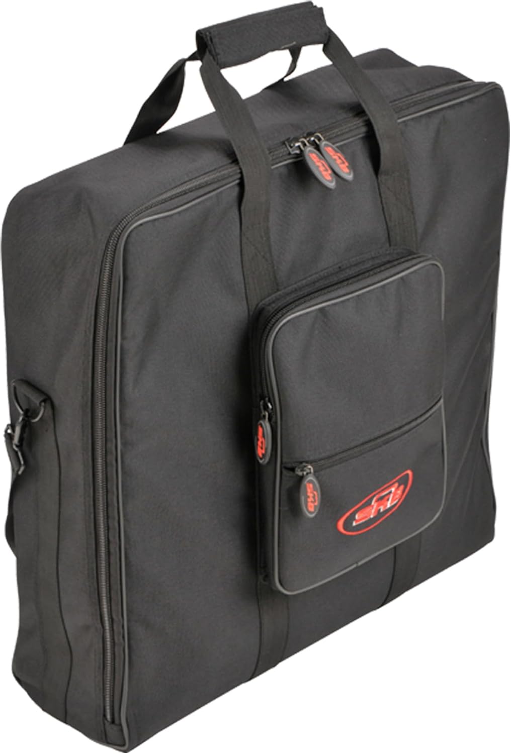 SKB Cases 1SKB-UB2020 UB Series Mixer Case, Padded Audio Equipment Bag for DJ Mixer, Recorder, Controller and Studio Gear, 20 x 20 x 5 Inch, Black