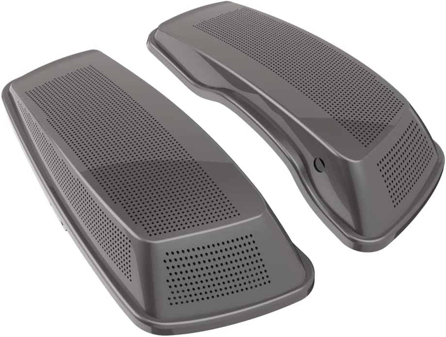 Advanblack Saddlebag Dual 6x9 Speaker lids, Audio Covers Fit for H-D Touring, Road Glide, Street Glide Special, Road King, 2014 2015 2016 2017 2018 2019 2020 2021 2022 2023