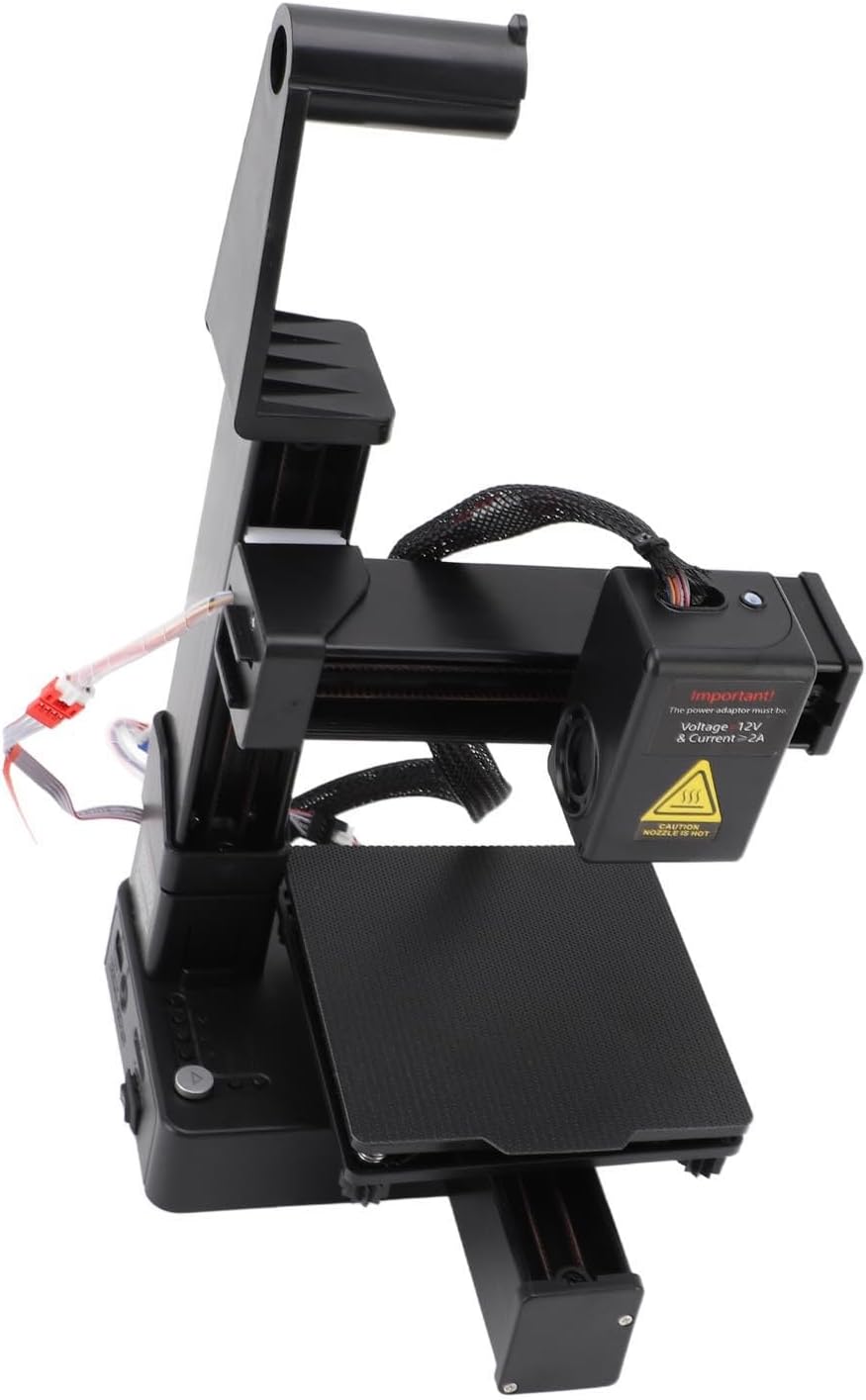 Bewinner FDM 3D Printer - Print Size 100x100x100mm, PLATPU Compatible, Removable Magnetic Platform, Open Frame Design, Compact Desktop Printer for Home, School, and Hobby Use (US Plug)