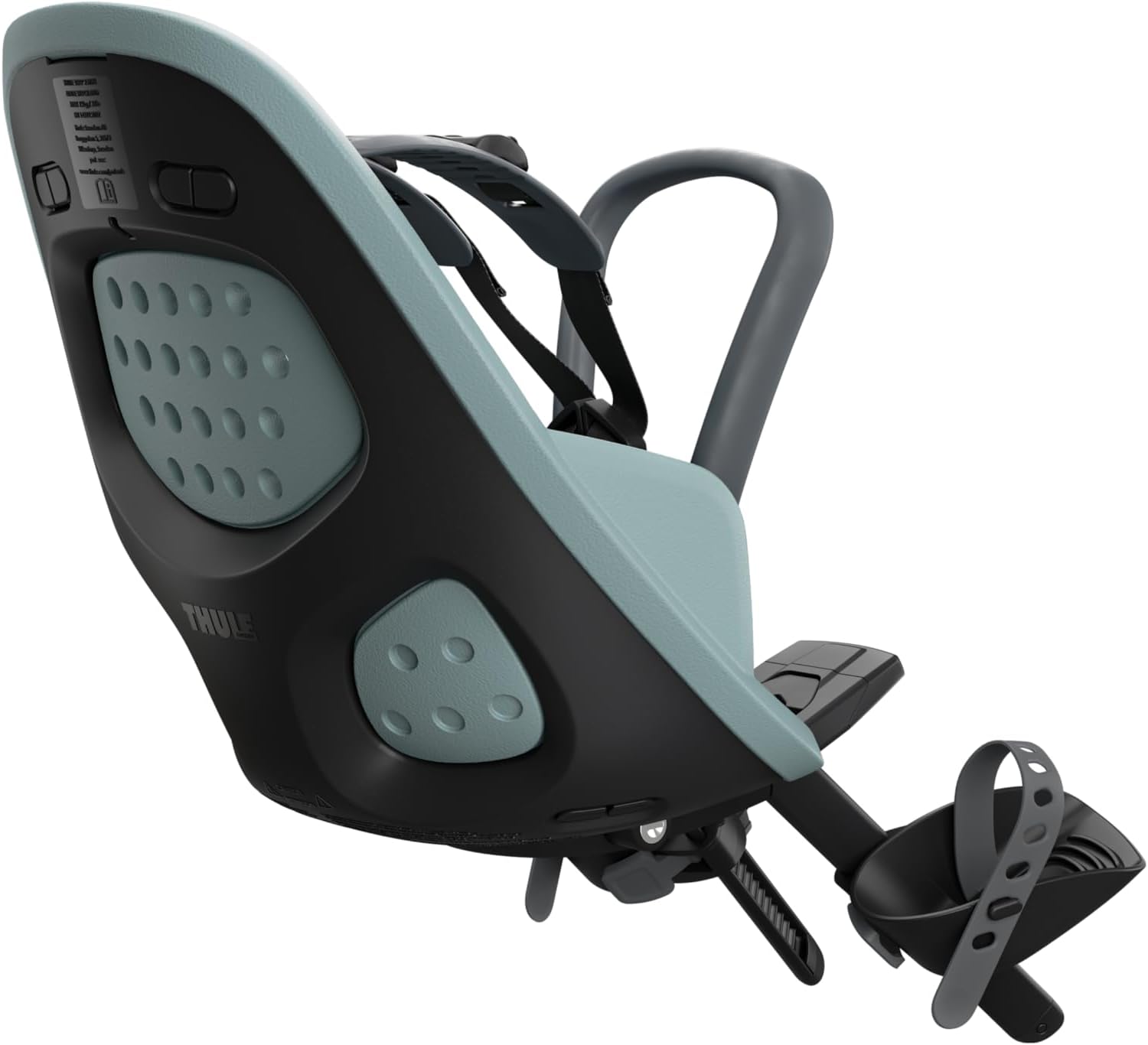 Thule Yepp 2 Mounted Child Bike seat, Adjustable footrests, 5-Point Harness and Easy to Mount Design