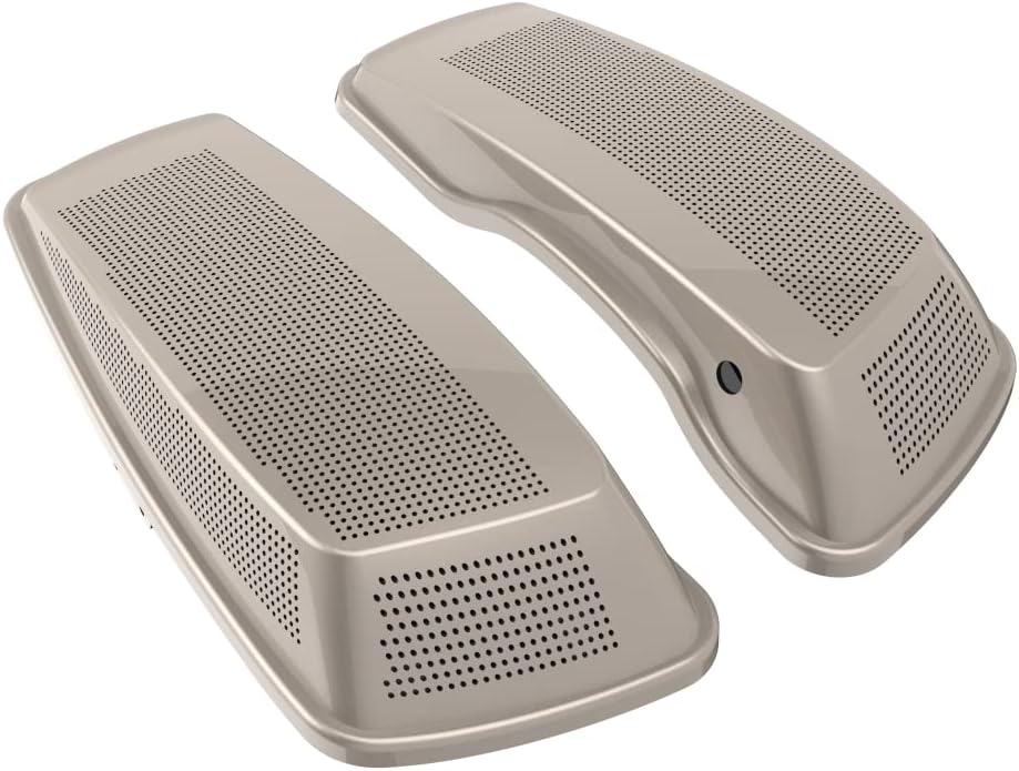 Advanblack Saddlebag Dual 6x9 Speaker lids, Audio Covers Fit for H-D Touring, Road Glide, Street Glide Special, Road King, 2014 2015 2016 2017 2018 2019 2020 2021 2022 2023