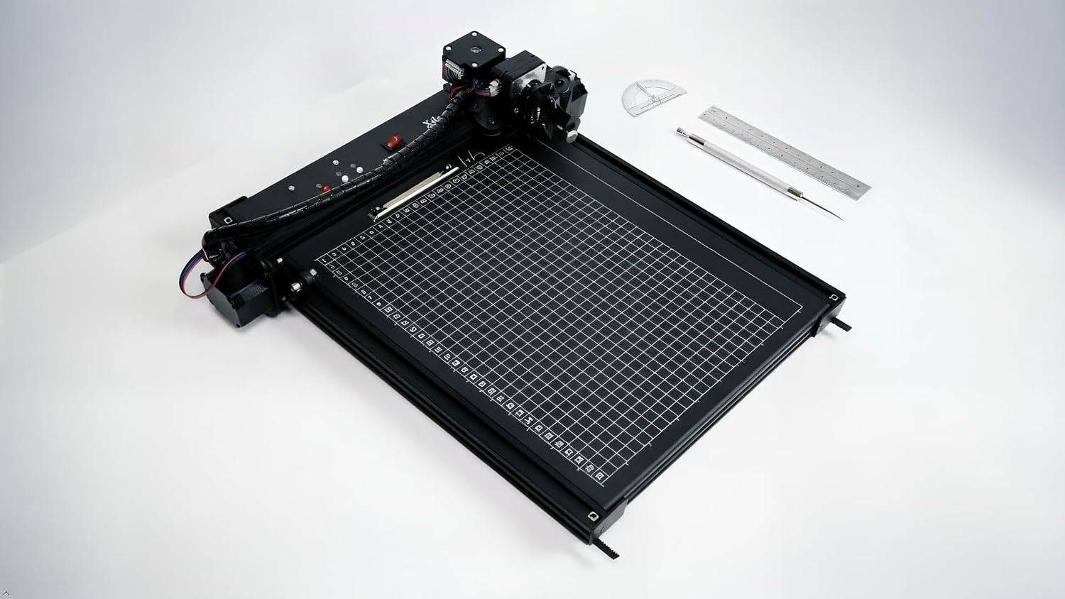 Half-Auto A4 Pen Plotter, xDraw A4 XYZ Pen Plotter, Signature Drawing Writing Robot with Offline Function, Enlarged Base Plate 12 x 12''