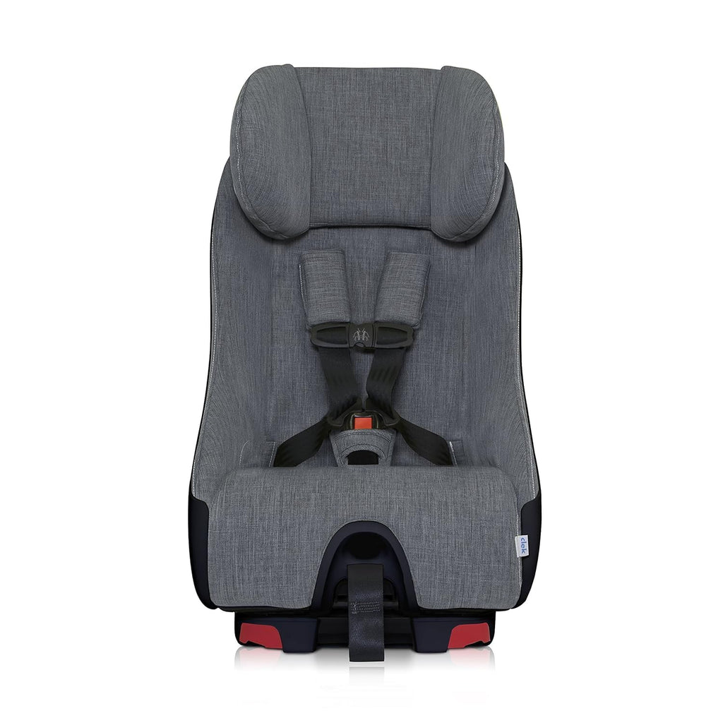 Clek Foonf Convertible Car Seat with Rigid Latch System, Crumple Zone Safety System, Adjustable Headrest, Reclining Design and Anti-Rebound Bar (Thunder)