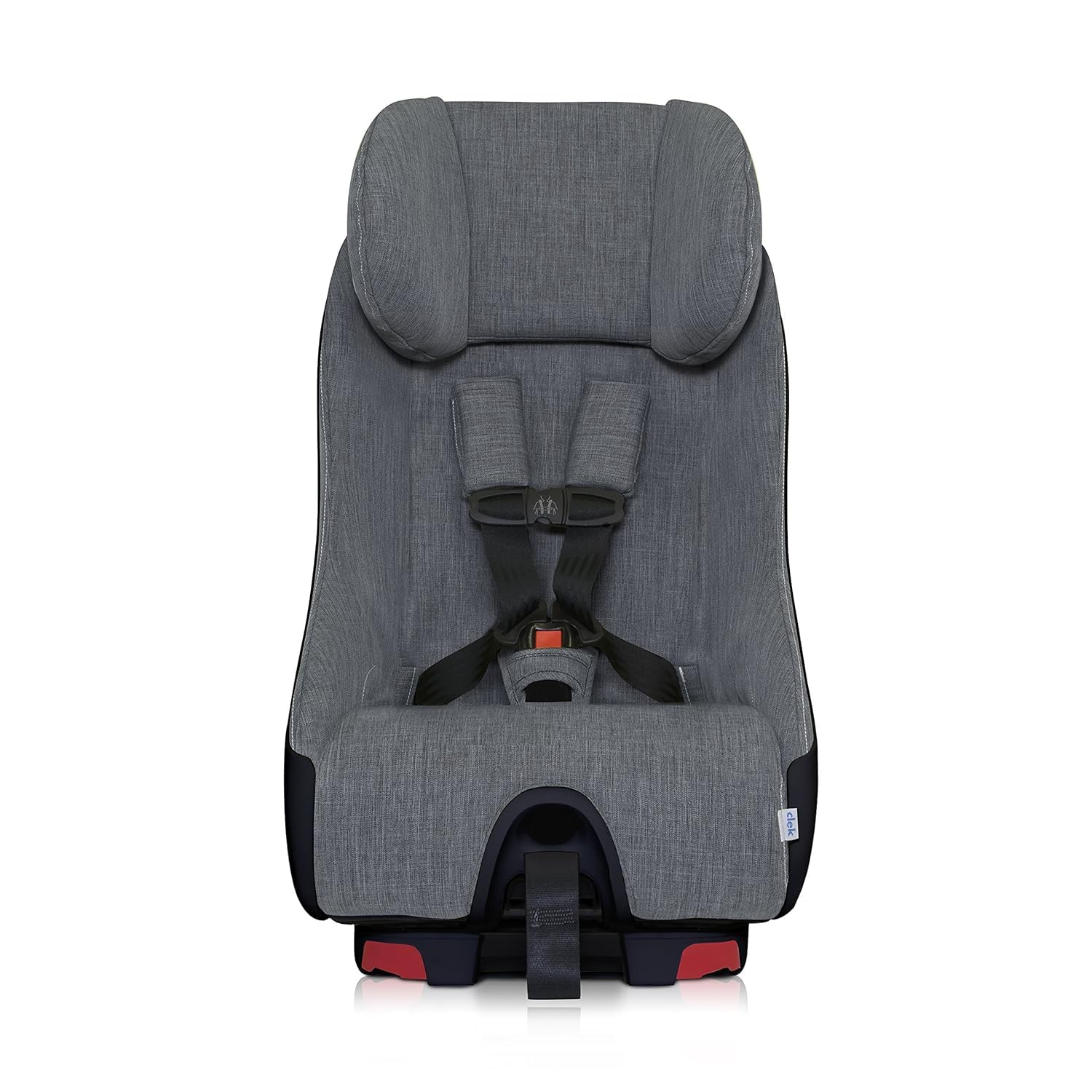 Clek Foonf Convertible Car Seat with Rigid Latch System, Crumple Zone Safety System, Adjustable Headrest, Reclining Design and Anti-Rebound Bar (Thunder)