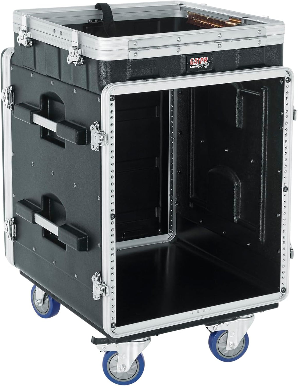 Gator Cases Soundcheck Series 10U Top, 12U Side Console Audio Rack (GRC-10X12 PU)